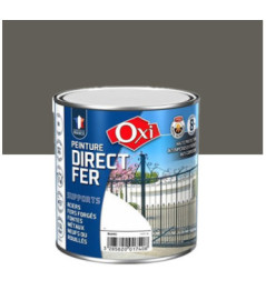 Peinture OXI direct fer gris carbone 0,5L