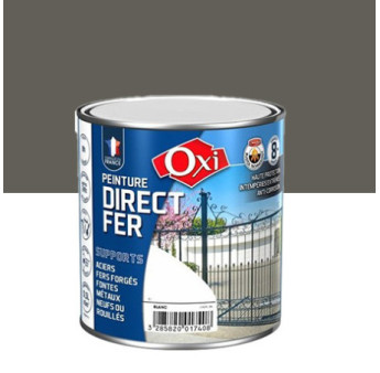 Peinture OXI direct fer gris carbone 0,5L