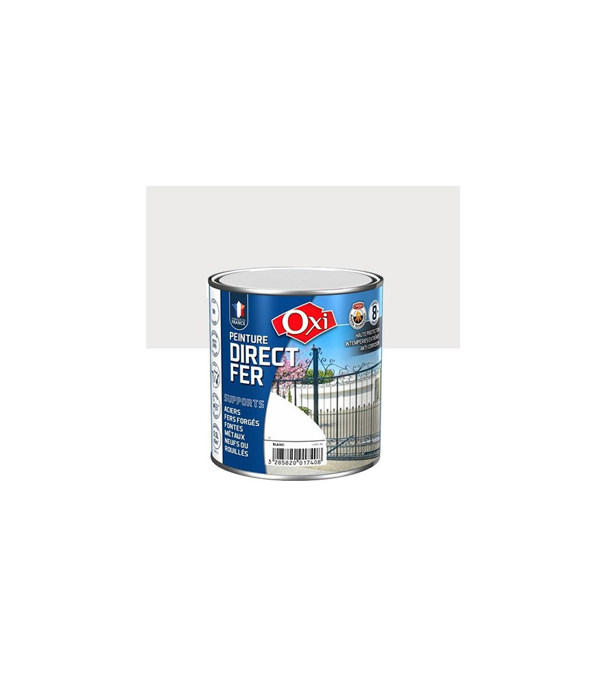 Peinture OXI direct fer gris clair 0,5L