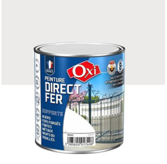 Peinture OXI direct fer gris clair 0,5L