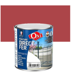 Peinture OXI direct fer rouge vif 0,5L