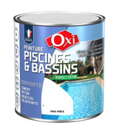 Peinture OXI spéciale piscines et bassins gris clair 0,5L