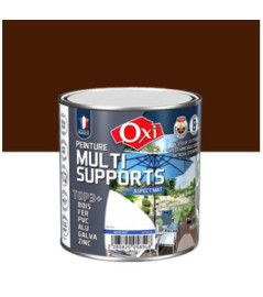 Peinture OXI multi-supports Top3+ brun mat 0,5L