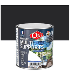 Peinture OXI multi-supports Top3+ noir mat 0,5L