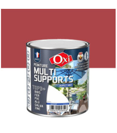 Peinture OXI multi-supports Top3+ rouge vif mat 0,5L