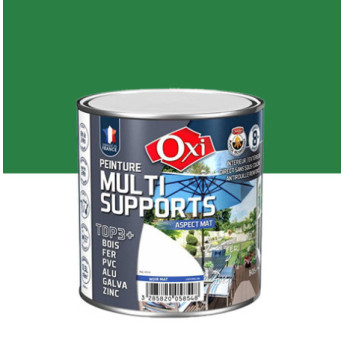 Peinture OXI multi-supports Top3+ vert jardin mat 0,5L