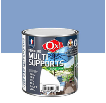 Peinture OXI multi-supports Top3+ bleu lavande satin 0,5L