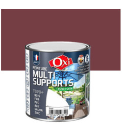 Peinture OXI multi-supports Top3+ Bordeaux satin 0,5L