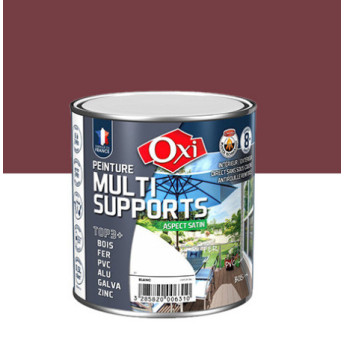 Peinture OXI multi-supports Top3+ Bordeaux satin 0,5L