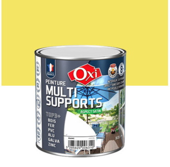 Peinture OXI multi-supports Top3+ jaune satin 0,5L