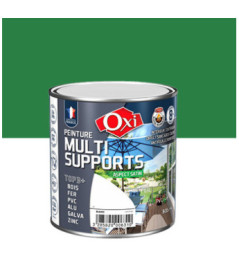 Peinture OXI multi-supports Top3+ vert jardin satin 0,5L