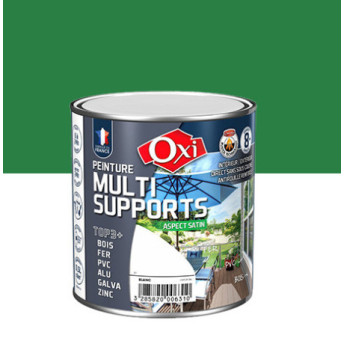 Peinture OXI multi-supports Top3+ vert jardin satin 0,5L