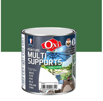 Peinture OXI multi-supports Top3+ vert mousse satin 0,5L