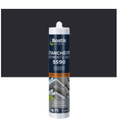 Mastic BOSTIK S590 Etanchéité Bâtiment 4en1 gris 300ml