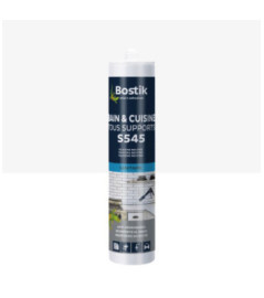 Mastic BOSTIK S545 sanitaire tous supports translucide 300ml