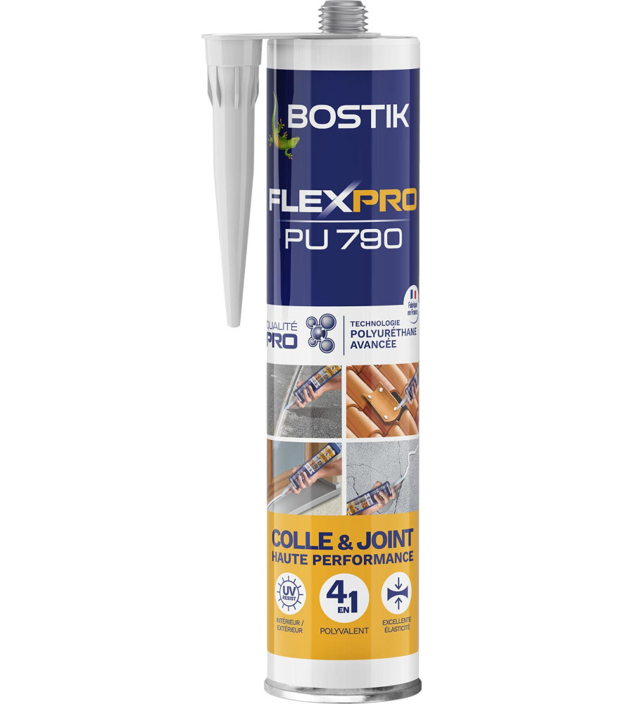 Mastic BOSTIK FLEXPRO PU 790 Blanc 300ml