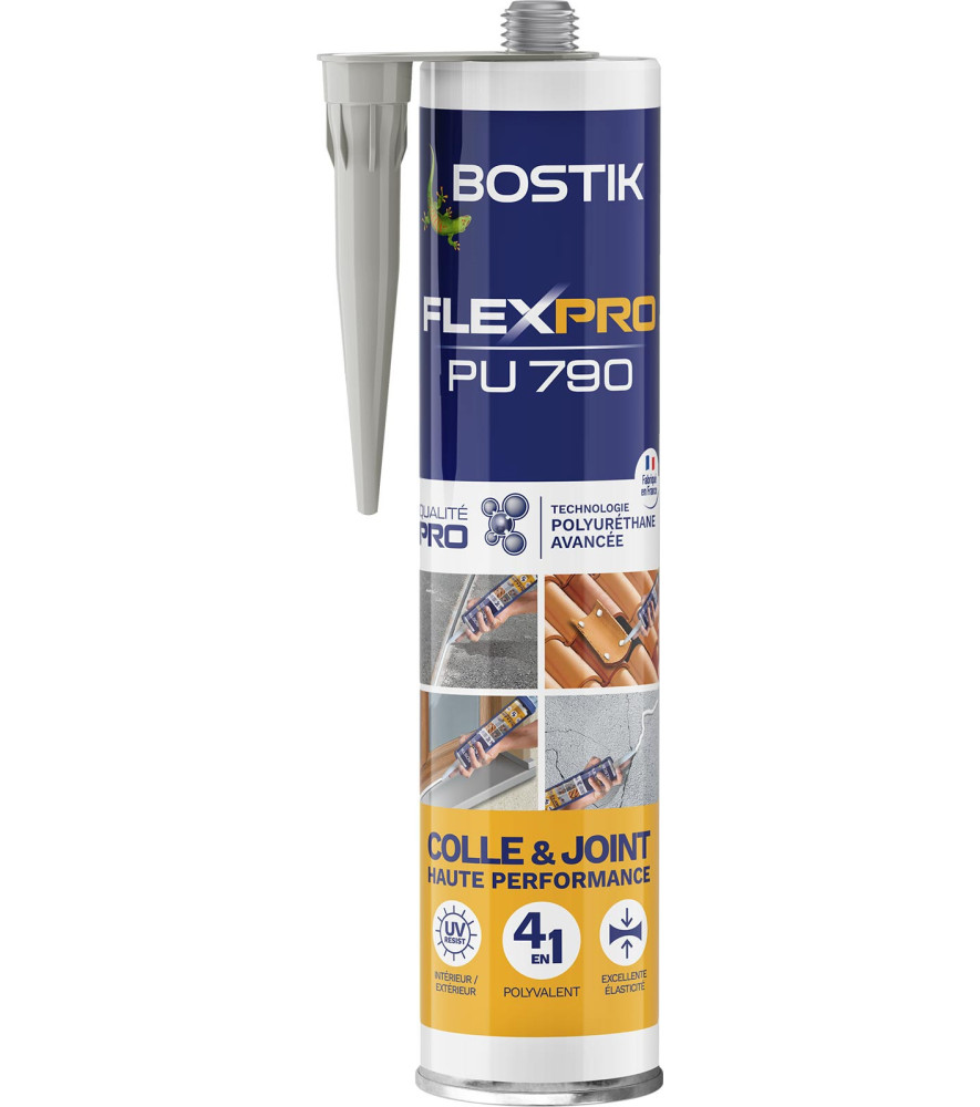 Mastic BOSTIK FLEXPRO PU 790 Gris 300ml