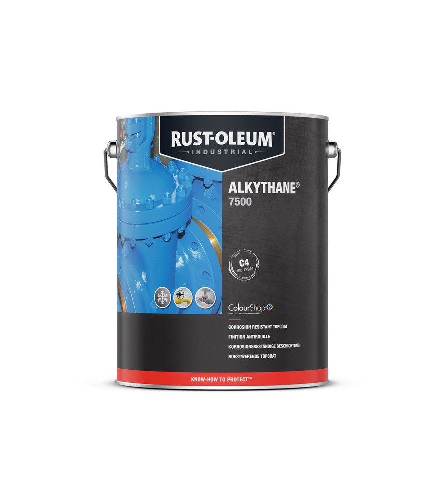 Peinture RUST-OLEUM Alkythane 7500 brillant base TR transparente 7507 5L