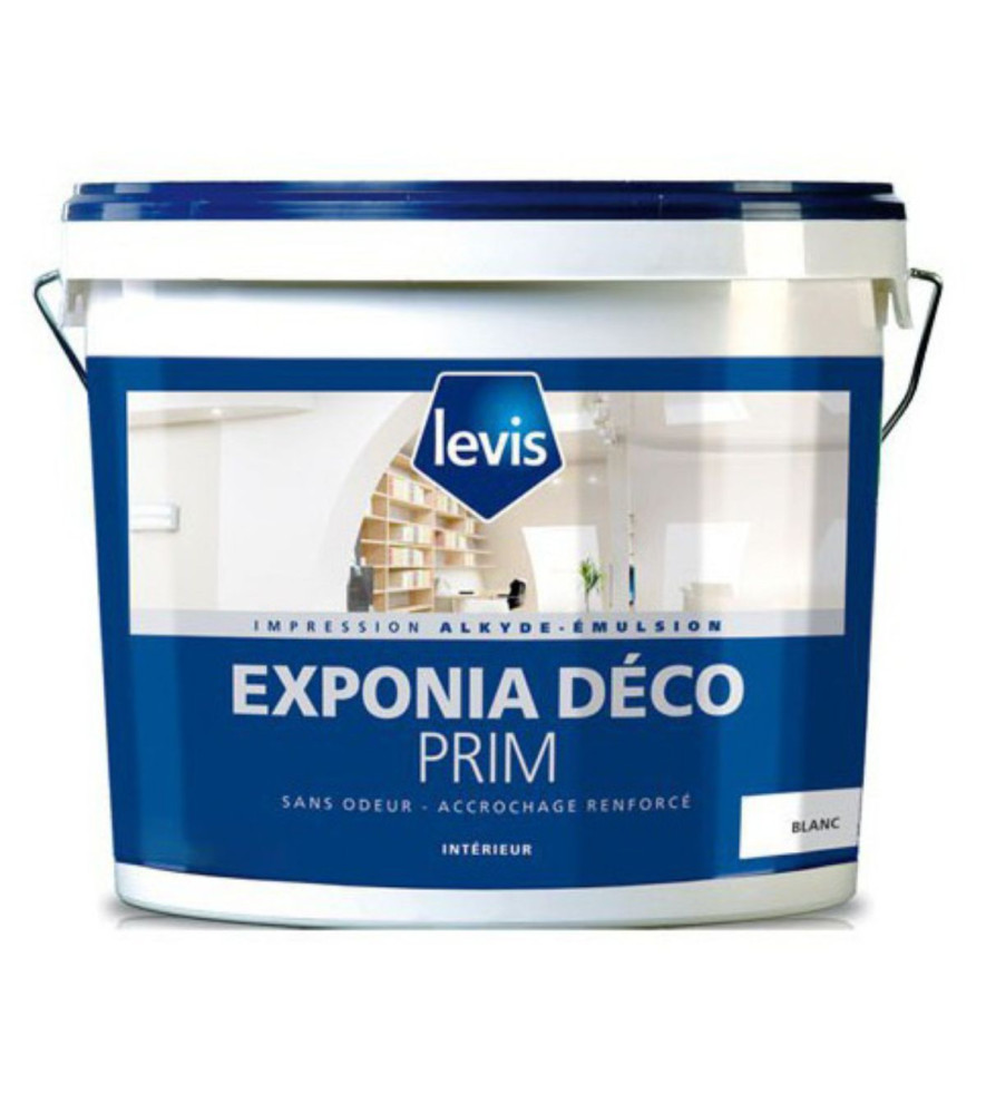 Peinture LEVIS Exponia Deco Prim blanc 1L