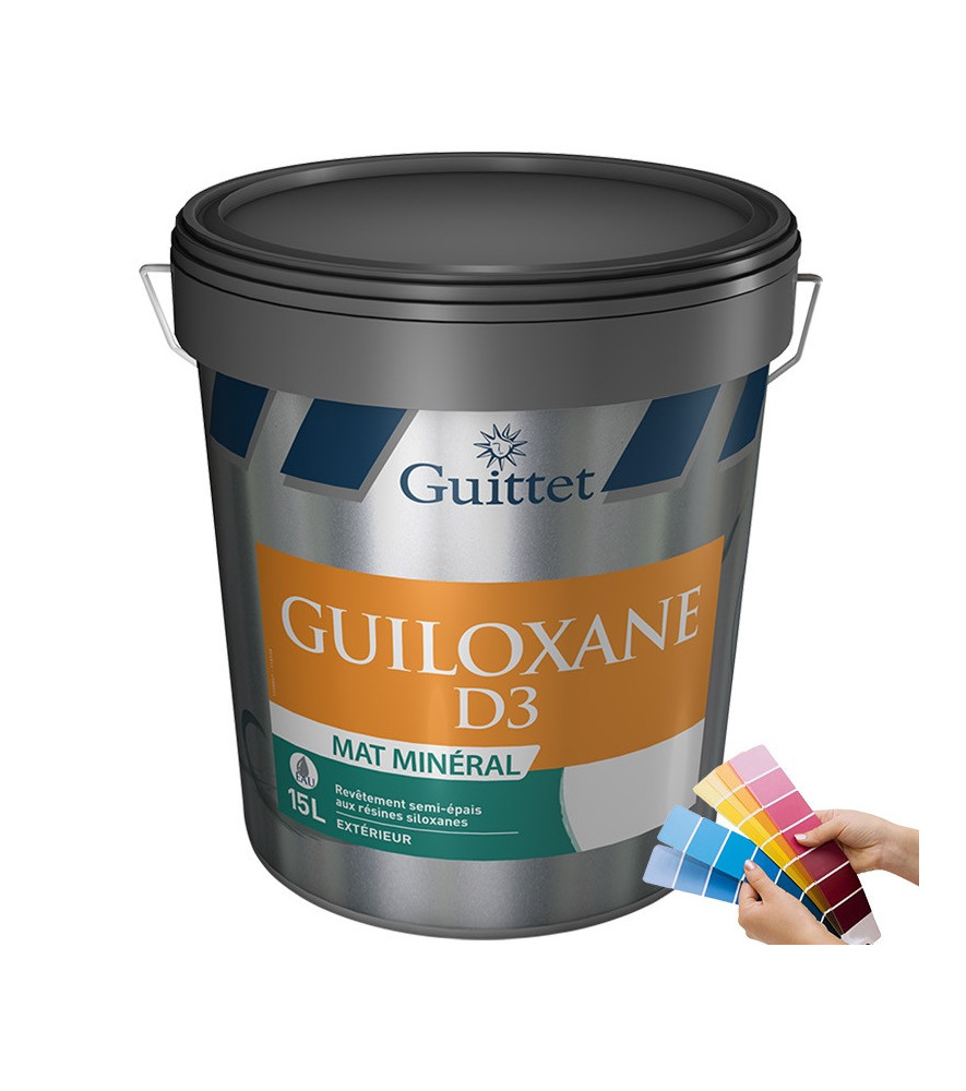 Peinture GUITTET Guiloxane Confort D3 blanc 15L