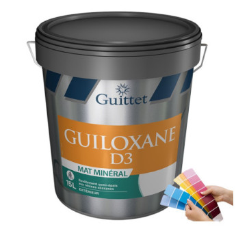 Peinture GUITTET Guiloxane Confort D3 blanc 15L