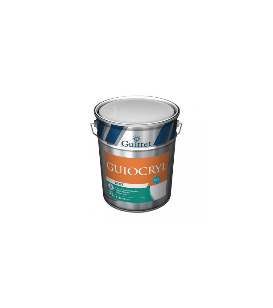 Peinture GUITTET Guiocryl Confort Blanc 3L