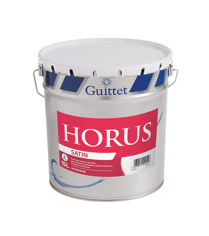 Peinture GUITTET Horus satin blanc 10L