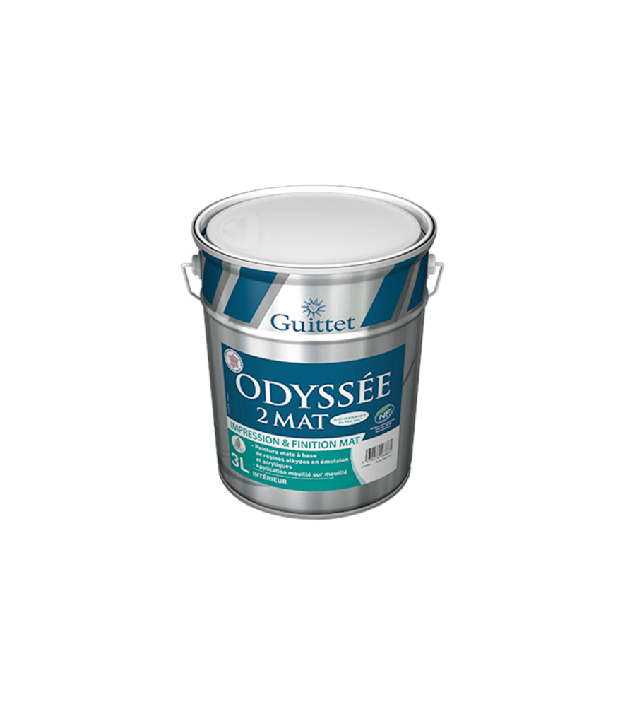 Peinture GUITTET Odyssée 2 mat base GUP 3L