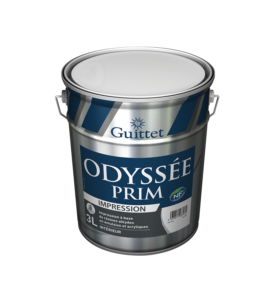 Peinture GUITTET Odyssée prim blanc 3L