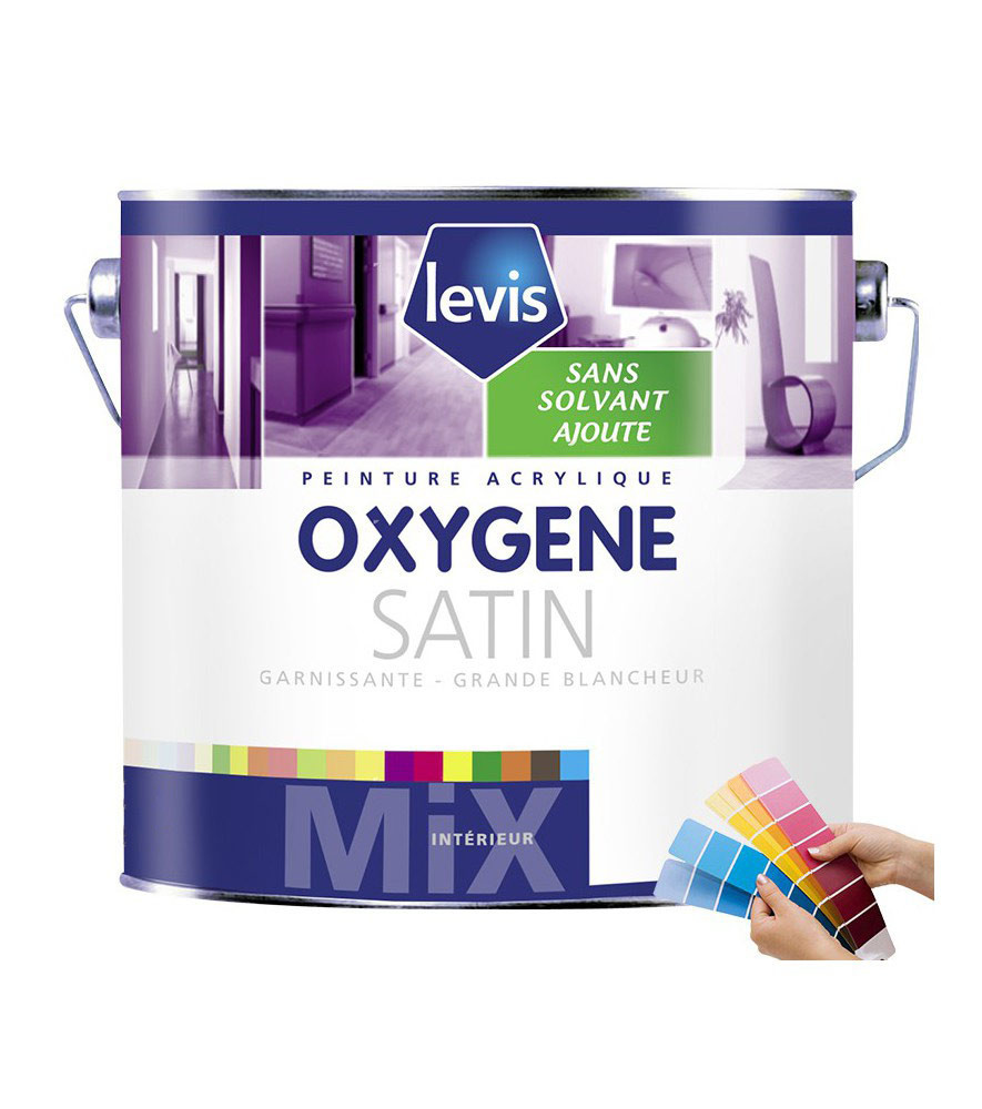 Peinture LEVIS Oxygène satin base W 1L