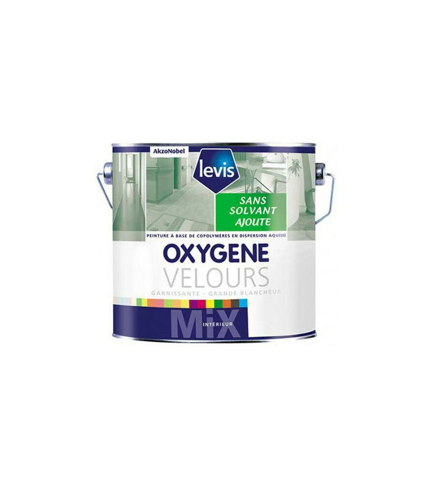 Peinture LEVIS Oxygène velours blanc 5L