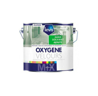 Peinture LEVIS Oxygène velours blanc 5L