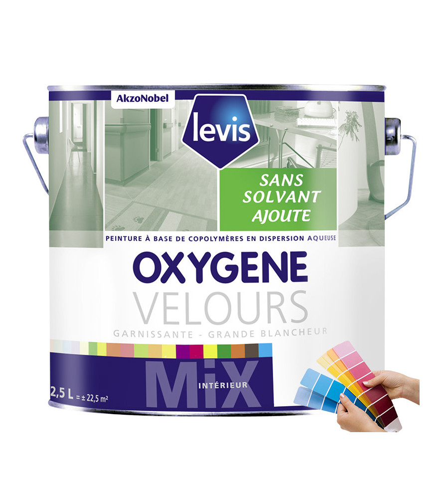 Peinture LEVIS Oxygène velours base C 2,5L