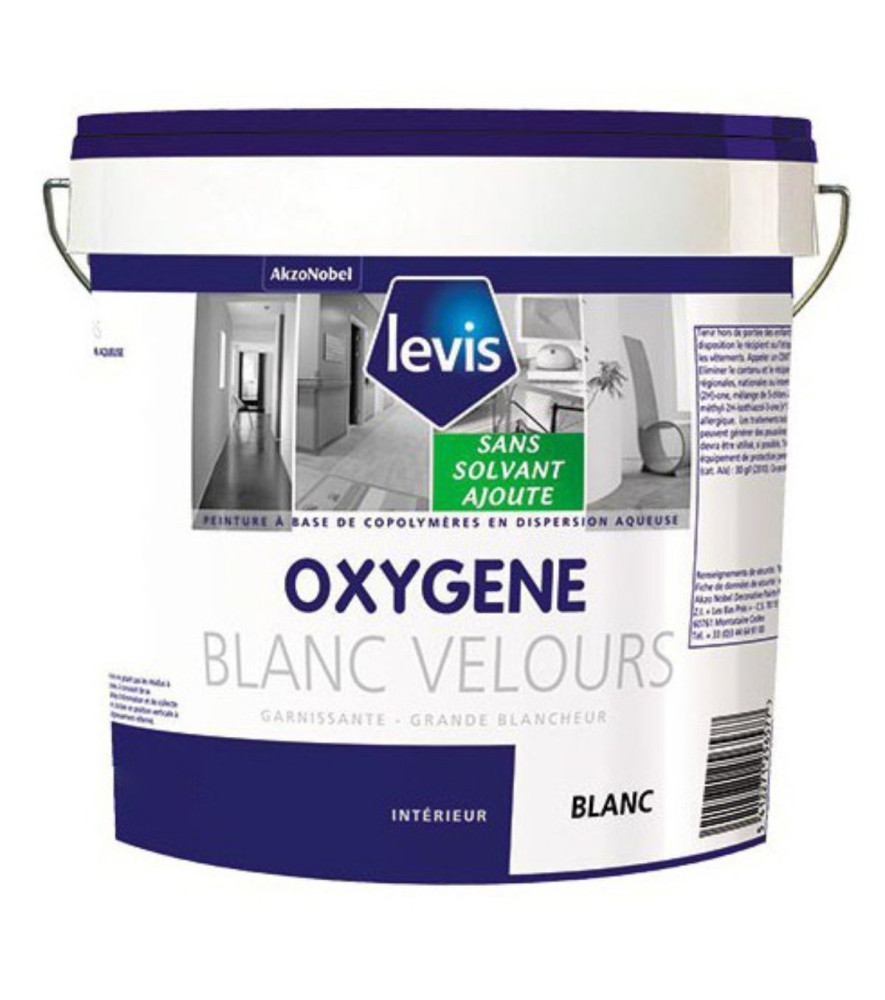 Peinture LEVIS Oxygène velours mix base W 10L