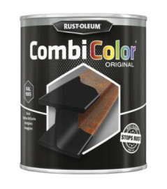 Peinture RUST-OLEUM Combicolor Original mat noir RAL 9005 0,75L