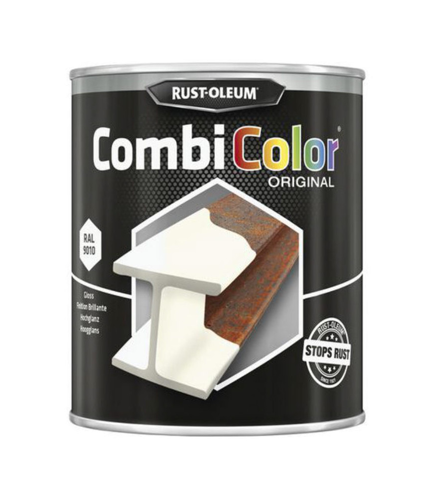 Peinture RUST-OLEUM Combicolor Original satin blanc RAL 9010 0,75L