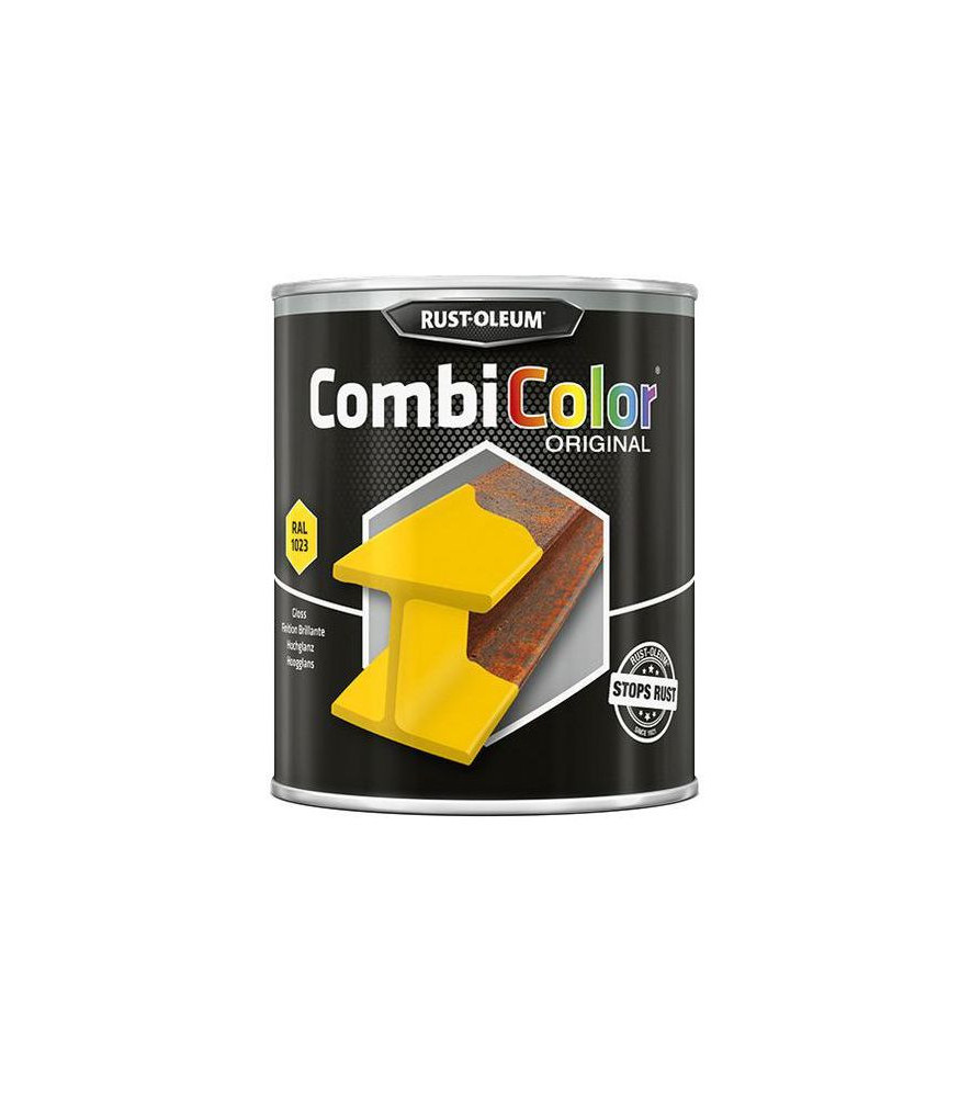 Peinture RUST-OLEUM Combicolor Original satin base jaune 7406 1L