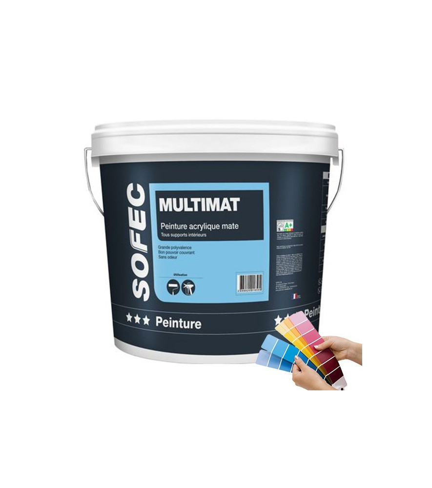 Peinture SOFEC Multimat acrylique blanc 15L