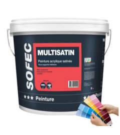 Peinture SOFEC Multisatin blanc 15L