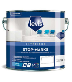 Peinture LEVIS Stop-Marks mat velouté base W 1L