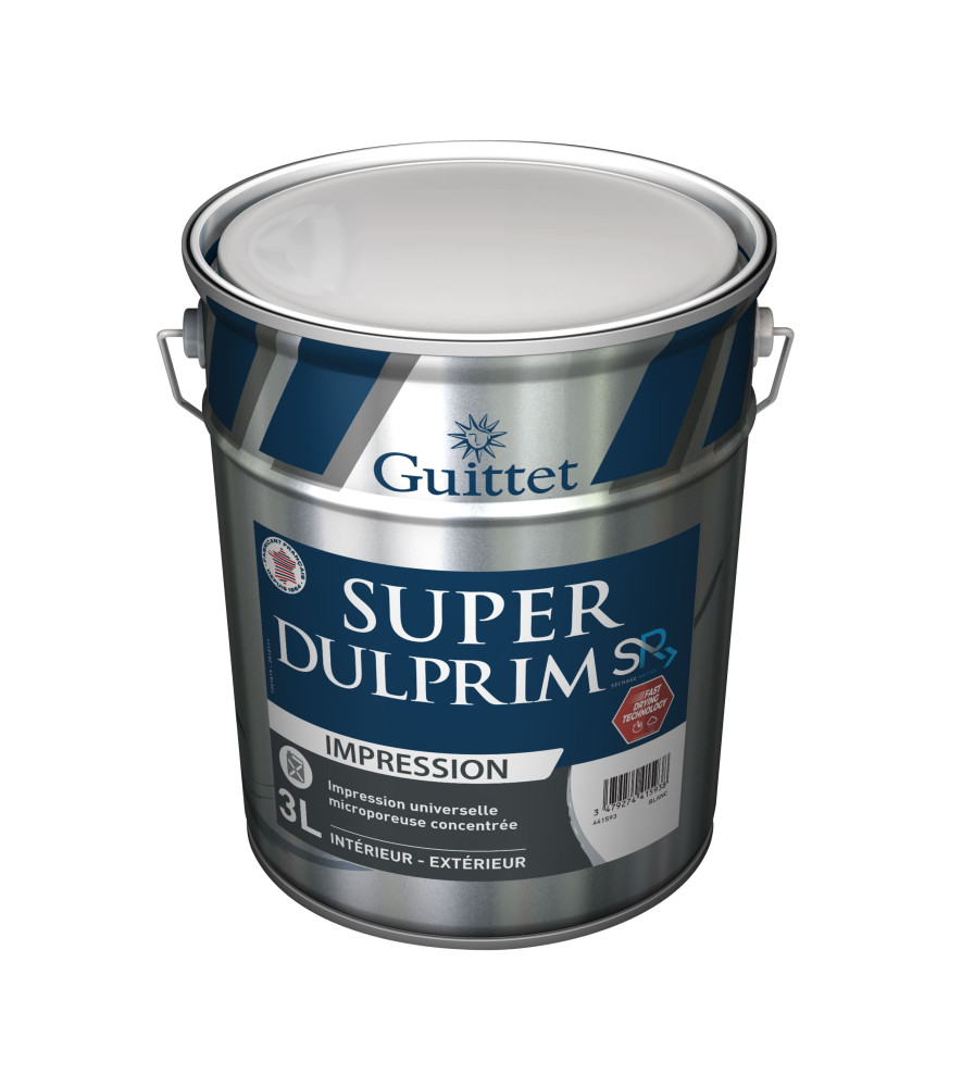 Peinture GUITTET Super Dulprim SR Blanc 3L