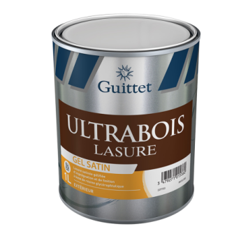 Lasure GUITTET Ultrabois gel satin incolore 1L