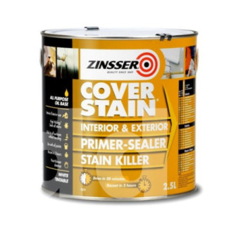 Primaire ZINSSER Cover Stain blanc 2,5L