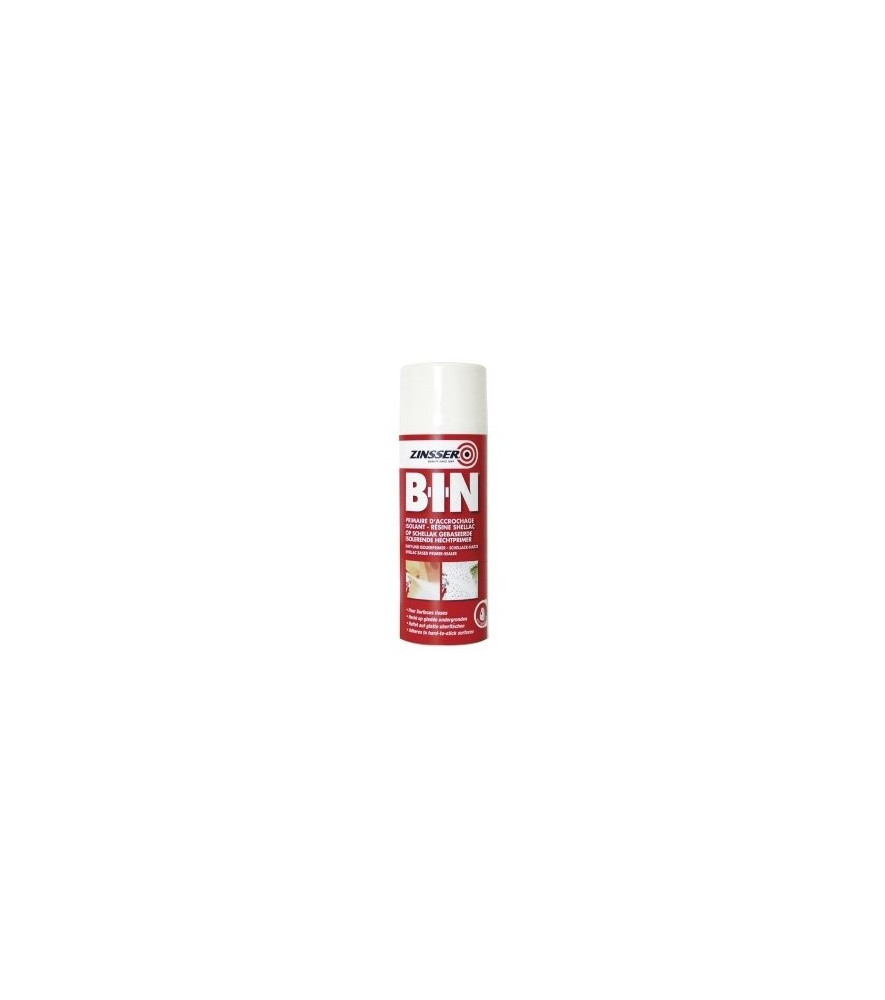 Primaire d'accrochage ultra isolant ZINSSER BIN blanc aérosol 400ml