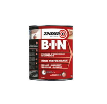 Primaire d'accrochage ultra isolant ZINSSER BIN blanc 1L