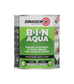 Primaire d'accrochage isolant en phase aqueuse ZINSSER BIN Aqua blanc 1L