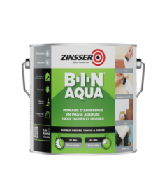 Primaire d'accrochage isolant en phase aqueuse ZINSSER BIN Aqua blanc 2,5L