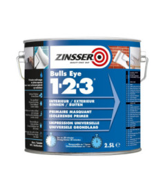 Primaire ZINSSER Bulls Eye 1-2-3 blanc 2,5L