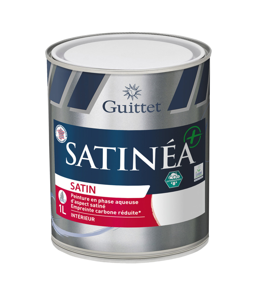 Peinture GUITTET Satinéa+ BC blanc 1L