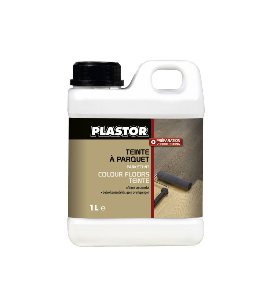 Teinte à parquet PLASTOR Colour Floors chêne foncé 1L